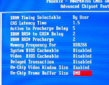 BIOS. Advanced Chipset